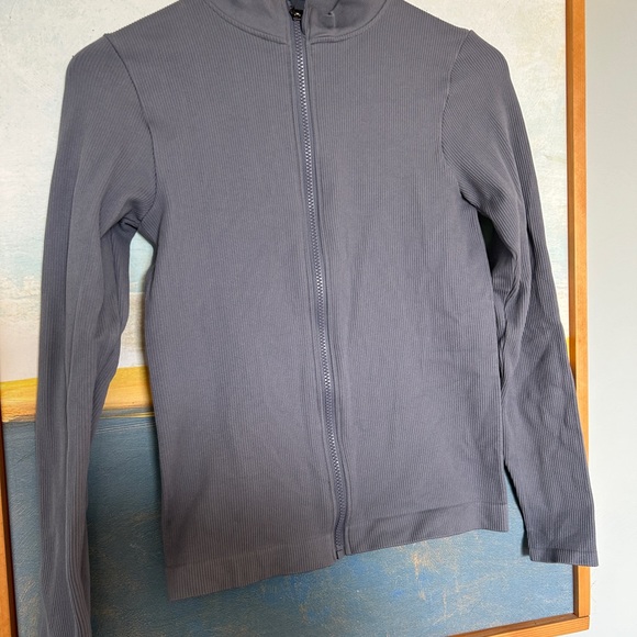 Fabletics Ribbed Zip Jacket - Picture 2 of 4
